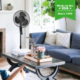 Ventilador de pedestal Lasko, oscilante, control remoto, S16612