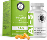 Suplemento Digestivo Intestinal Fortitude AI-5, Sin GMO, Sin Lácteos