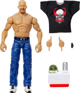 Figura de Acción Elite WWE Mattel, Steve Austin, 25 Puntos de Articulación