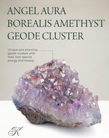 KALIFANO Angel Aura - Geoda de amatista – Cristal amatista
