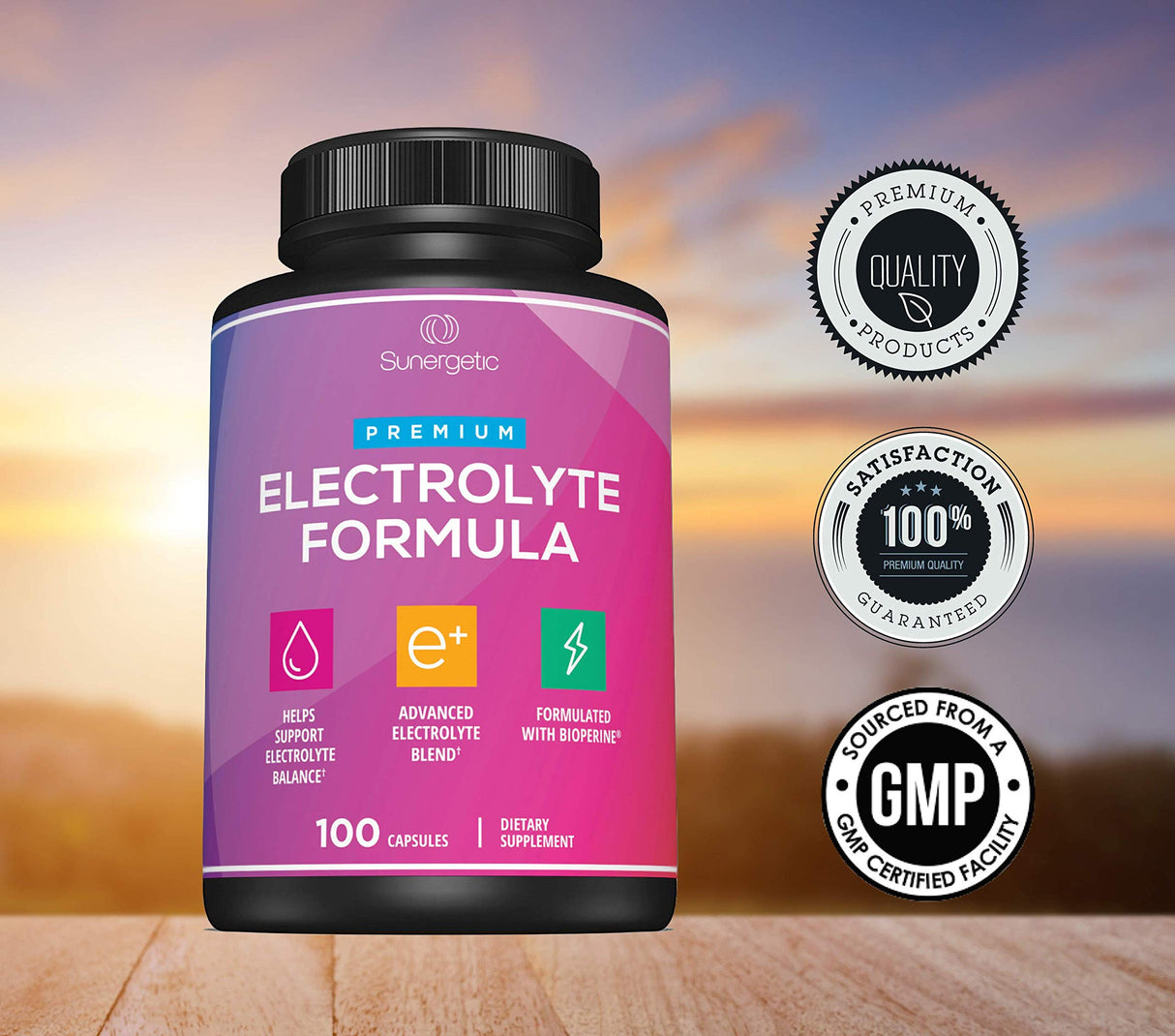 Cápsulas de electrolitos premium