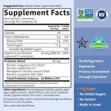 Suplementos de fibra prebiótica CFU con vitamina D3