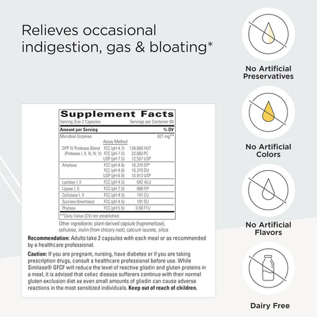 Suplemento Integradora terapéutica Similase GFCF, 120 und