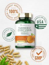 Suplemento de Cúrcuma Carlyle 1000mg | 180 Cápsulas Non-GMO