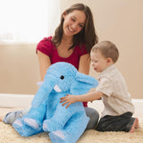 Peluche gigante de Elefante super suave color azul