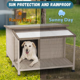 Casa para perros grandes techo de asfalto de PVC Petsfit