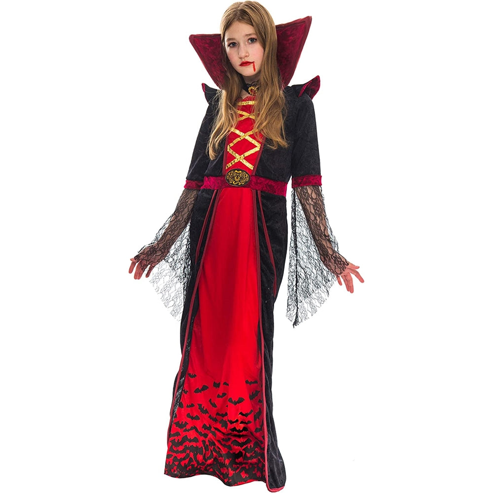 Disfraz de vampiro real para niñas gótico talla S