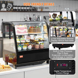 Vitrina Pastelera VEVOR 3.5 Cu.Ft., 2 Niveles, Modelo XCW-100L