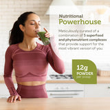 Suplemento nutricionales en polvo súper verde clorofila