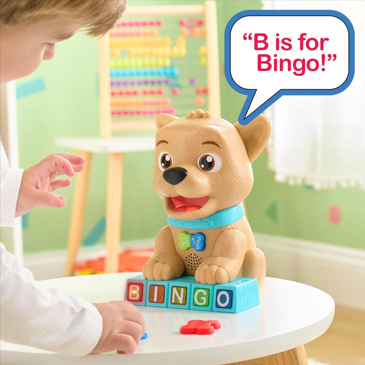 Bingo Cocomelon Contar y Aprender, 11 piezas, 40+ frases educativas