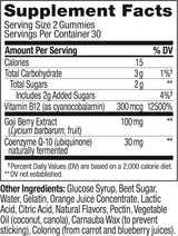 Suplementos Olly Daily Energy pasión tropical gomosos 60 un