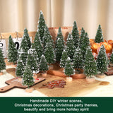Árboles de Navidad Artificiales con Base de Madera para Decorar