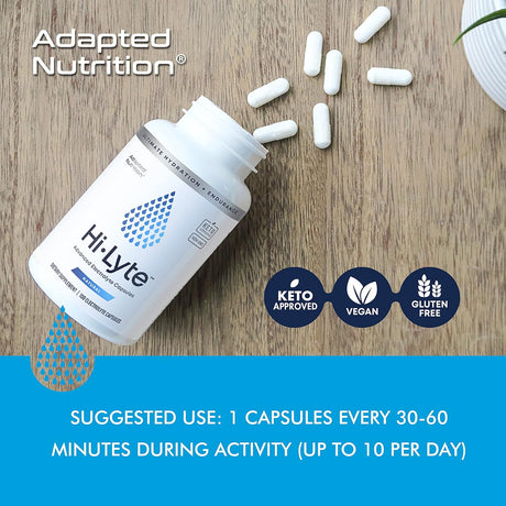 Suplementos Alimenticios de electrolitos 100 cápsulas