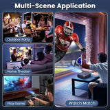 Proyector FUDONI 15000L 1080P 4K, WiFi 5G y Bluetooth
