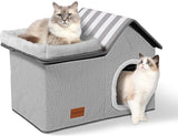 Casa para Gatos Topmart, cama y condominio 2 en 1 para gatos.