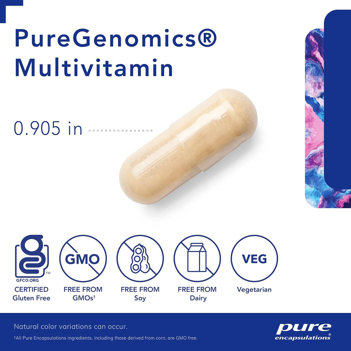 Suplemento Pure Encapsulations PureGenomics Multivitamínico
