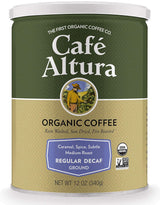 Café Altura Café Orgánico Molido Descafeinado, 36 oz, 3 Paquetes