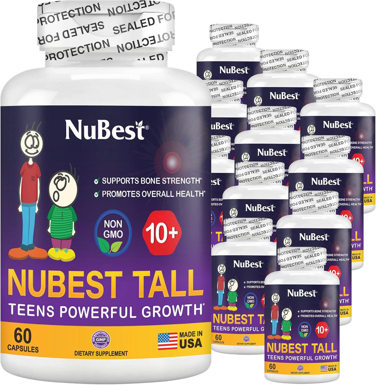 Suplemento de Crecimiento NuBest Tall 10+, 12 Paquetes