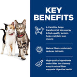 Hill&#39;s Science Diet Alimento seco para gatos, adultos, múltiples beneficios, receta de pollo, bolsa de 7 libras