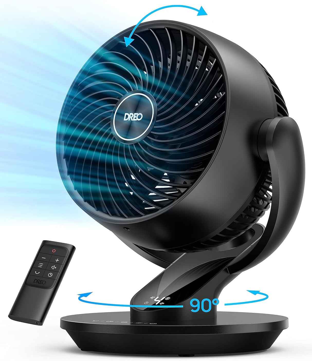 Ventilador Dreo 13 Oscilante, 4 Velocidades, 8H Temporizador