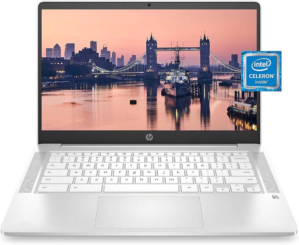 Chromebook 14, Intel Celeron, 14” HD, Webcam, Dual Mics, 2021