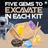 Kit de Excavación Cósmica - Big Discoveries, Gemas y Fósiles