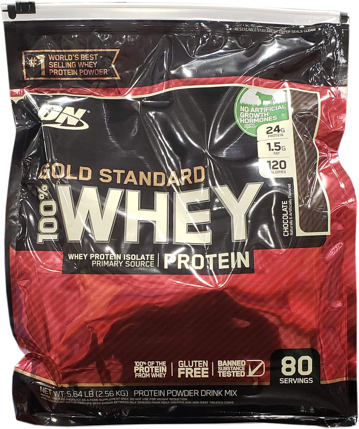 Suplemento 100% suero de leche chocolate oro 5.64 libras