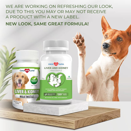 Vitaminas Cardo mariano para perros 120 tabletas masticables