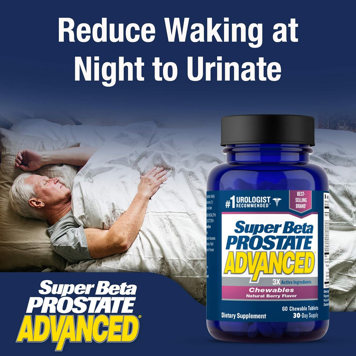 Suplementos Beta Prostate Advanced Chewables  60 masticables