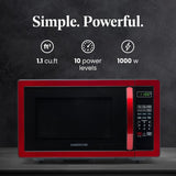 Microondas Farberware 1000W 1.1 cu ft con Luz LED y Bloqueo Infantil