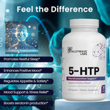 Suplemento 5-HTP 200mg - Apoyo al ánimo y sueño, 60 cápsulas