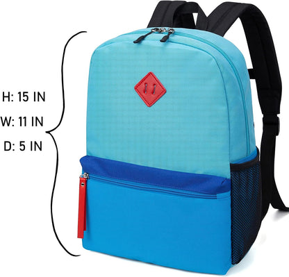 Morral o Mochila para escuela para niños pequeños azul