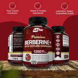NutriFlair Berberina HCL prémium de 1200 mg, 120 cápsulas