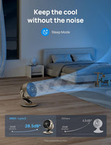 Ventilador Dreo 13 Oscilante 4 Velocidades 12H Temporizador