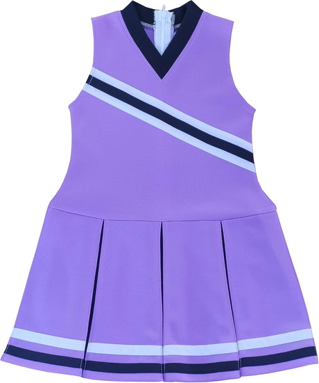 Disfraces de animadora de Halloween lila talla XXL