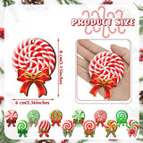 Clásico Adornos de navidad , Peppermint, 36 Pcs, Clásico