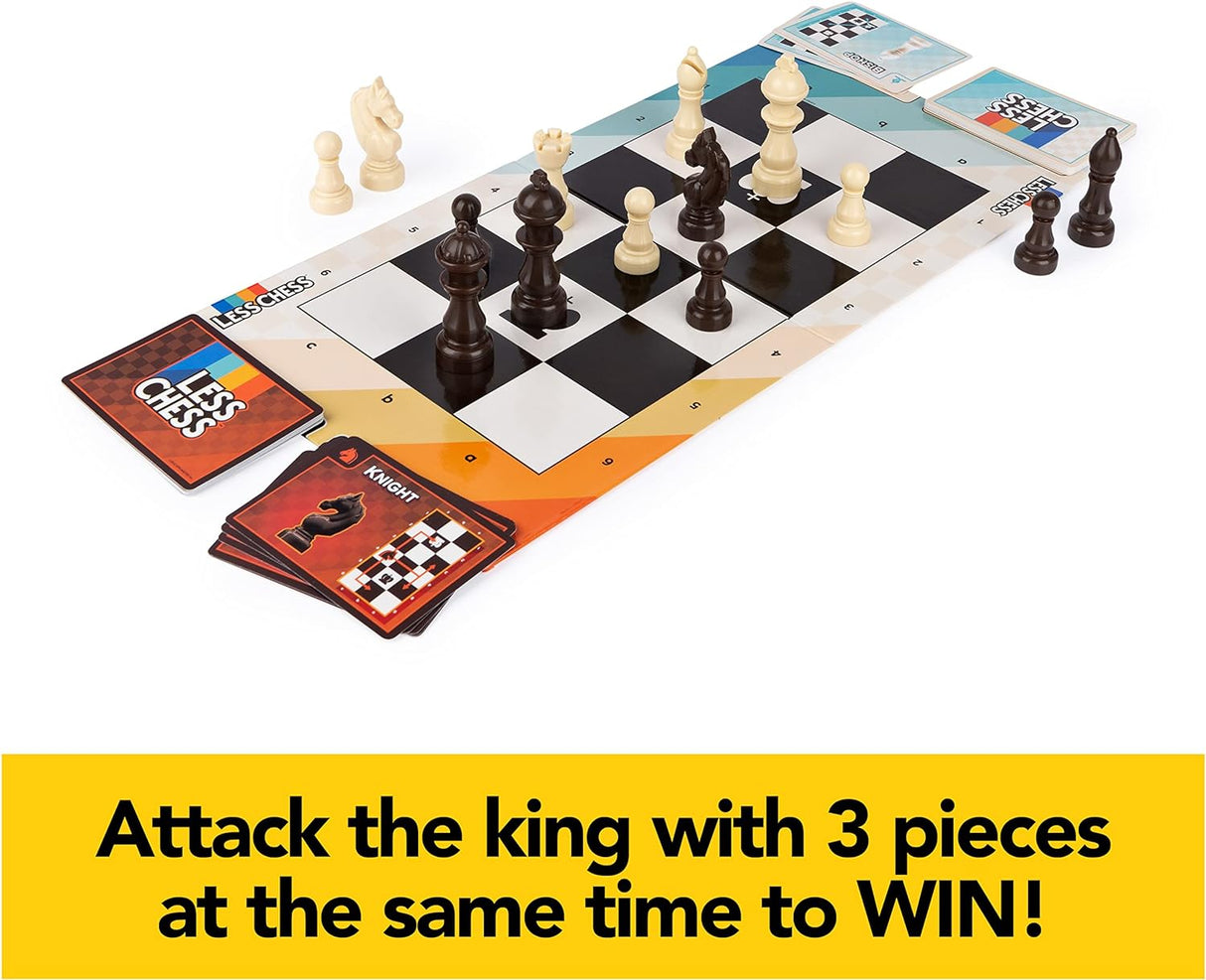 Less Chess - Spin Master - Juego de mesa 2 jugadores, 8+ años