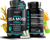 Cápsulas Orgánicas de Sea Moss 2250mg Irish Burdock 180