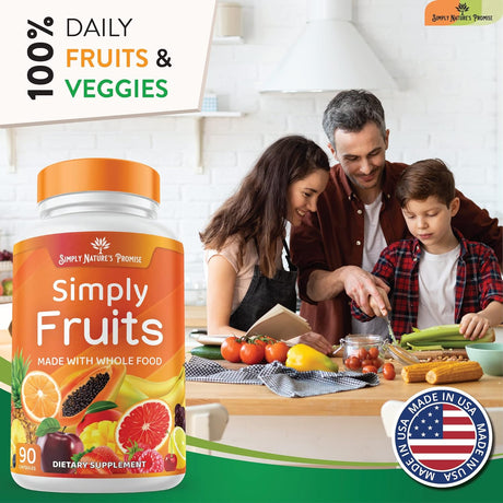 Suplementos de frutas y verduras vitaminas y minerales