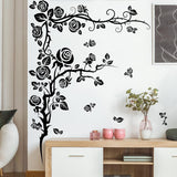 Vinilos 3D Flores Pared Amaonm, Decoración Removible para Hogar