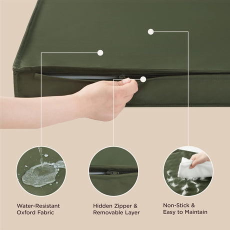 Cama impermeable para perros grandes para exteriores