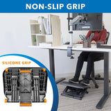 Reposapiés ergonómico para debajo del escritorio 3 niveles