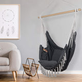 Silla Hamaca KOMOREBI - 60x47 - Algodón, 2 Cojines, Macramé