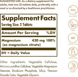 Suplementos Alimenticios de magnesio 120 tabletas