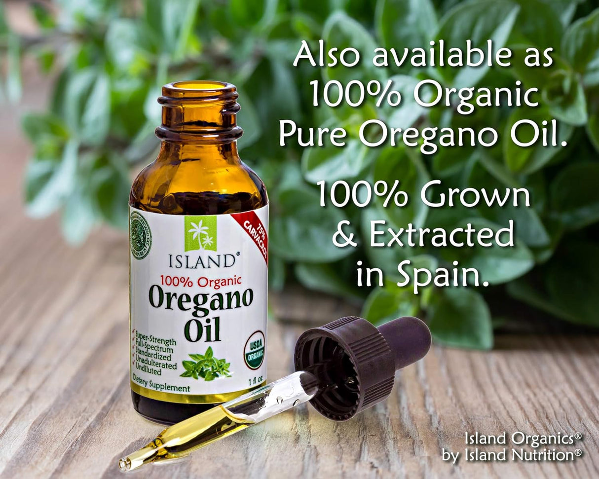 Cápsulas Aceite de Orégano Orgánico de España Super-Fuerza