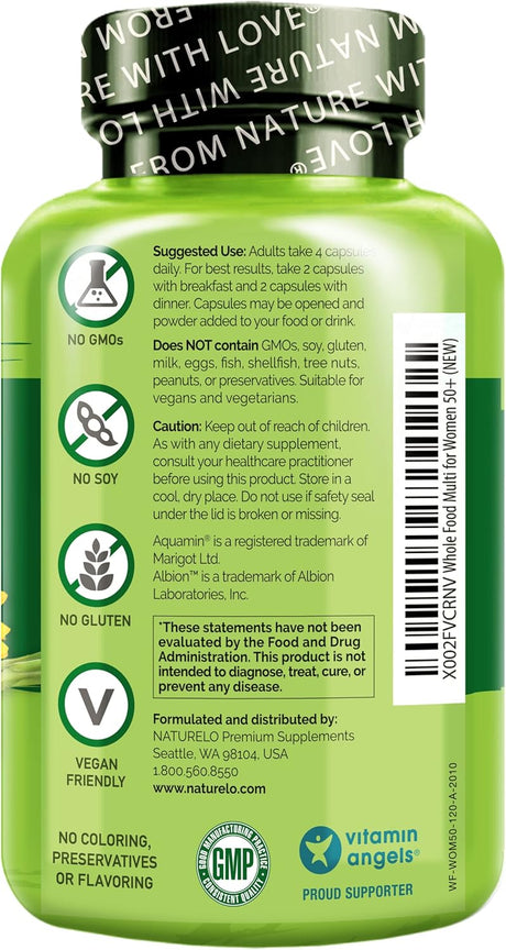 Suplemento Multivitamina de alimentos integrales para mujer