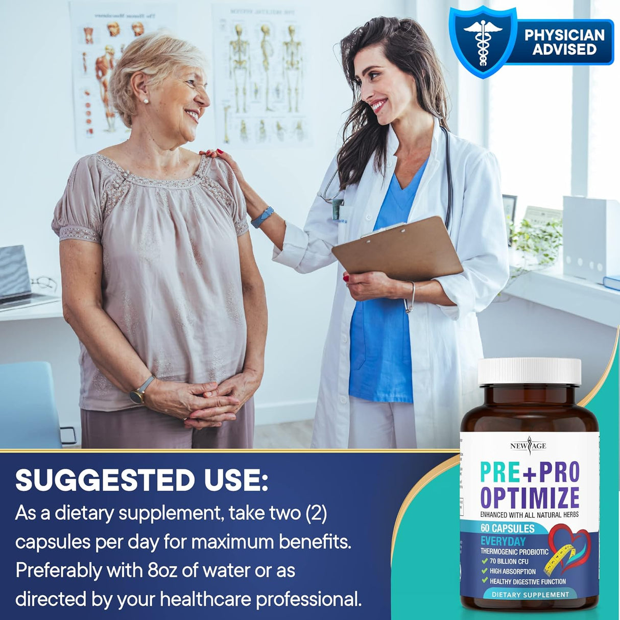 Suplementos para mujeres menopausia 70 mil millones de UFC