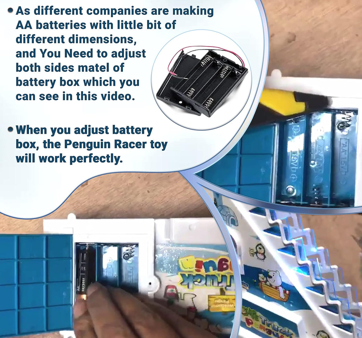 Juego de Carrera de Pingüinos ARSUK con Música y Luces LED