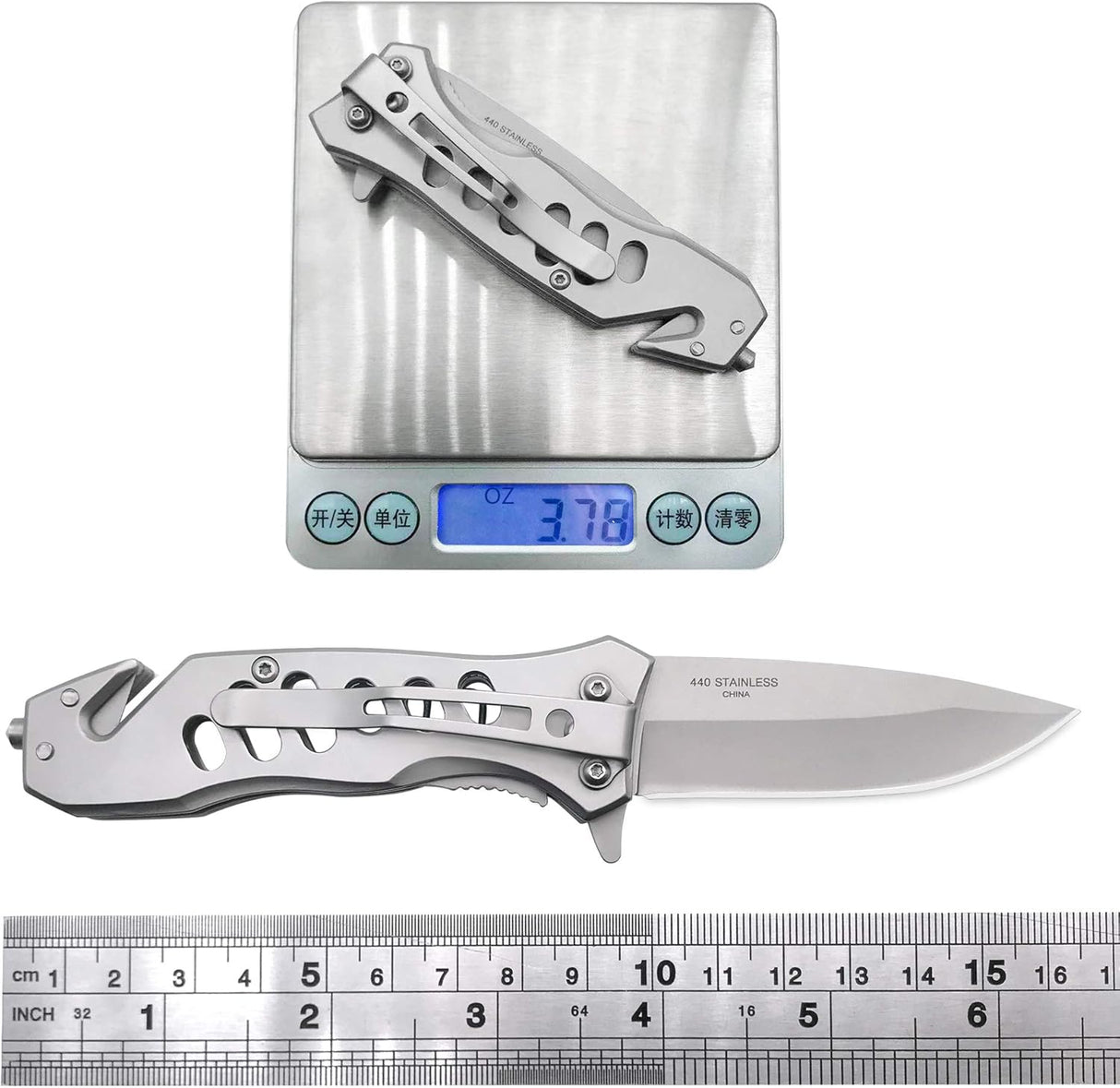 Cuchillo de bolsillo plegable asistida por resorte