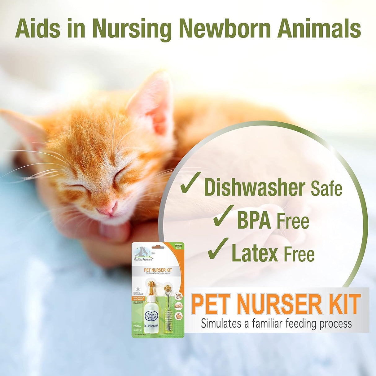 Vitaminas de lactancia para mascotas kit de enfermera